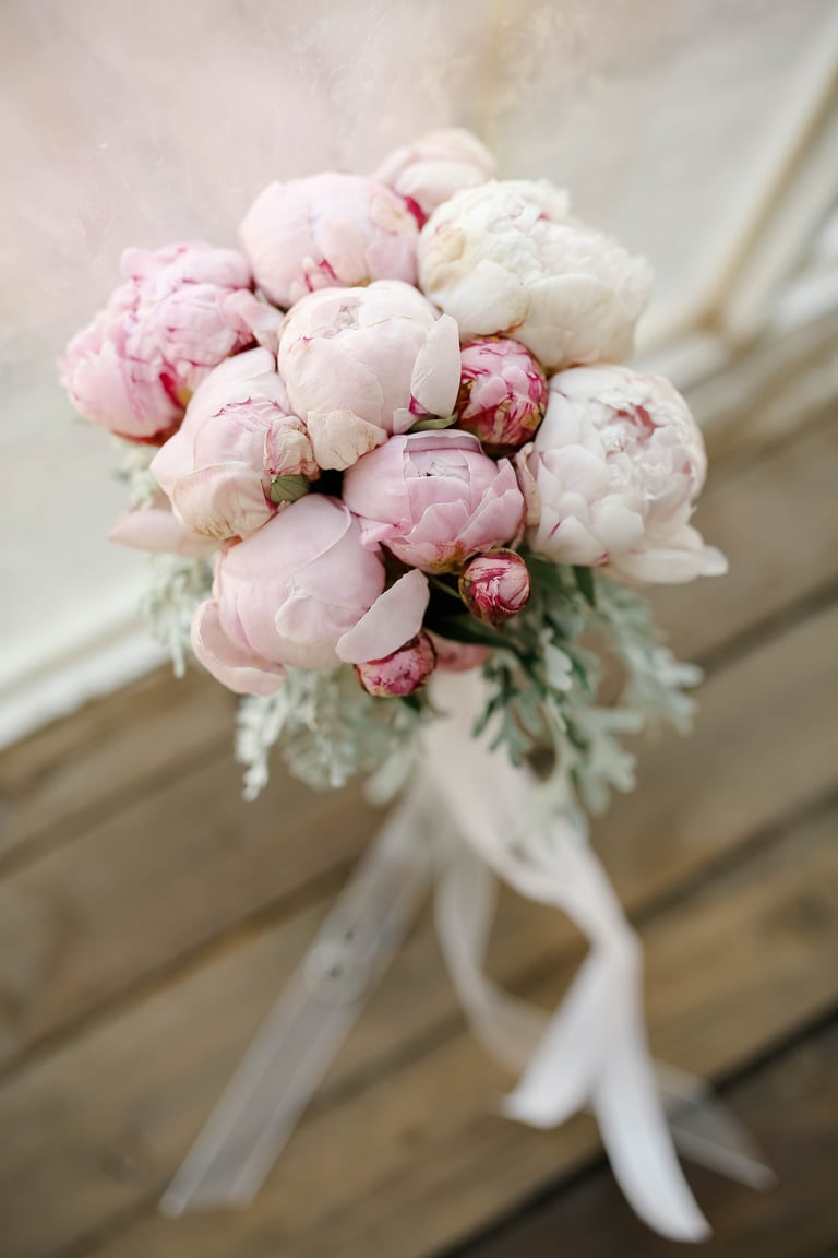 Pink and White Flower Bouquet